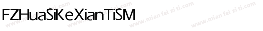 FZHuaSiKeXianTiS Medium字体转换